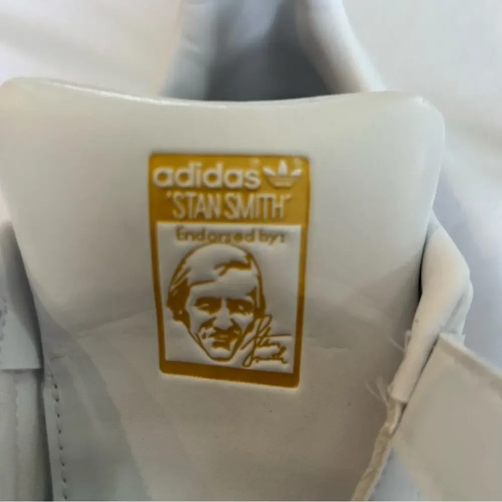 Adidas Stan Smith CF Shoes Sneakers White/Gold Size 11